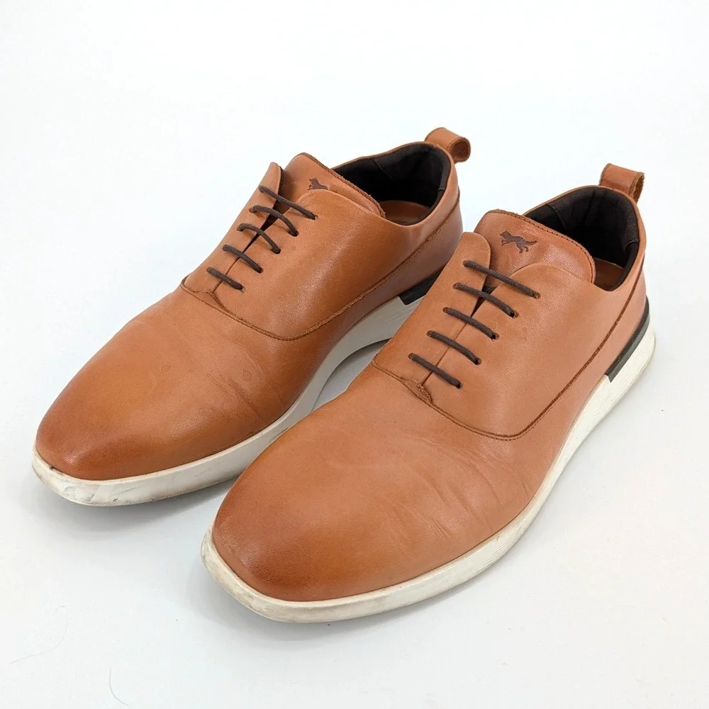 Wolf & Shepherd Crossover Victory Leather‎ Hybrid Dress Sneaker Brown 10M